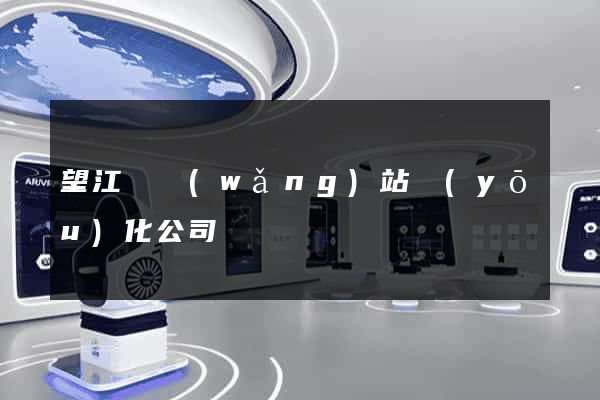 望江縣網(wǎng)站優(yōu)化公司