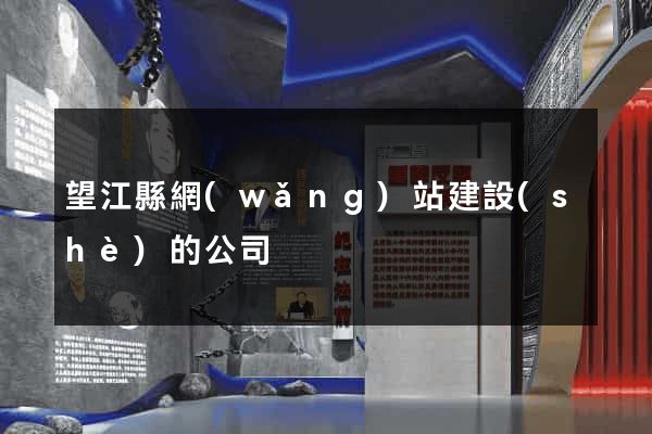 望江縣網(wǎng)站建設(shè)的公司