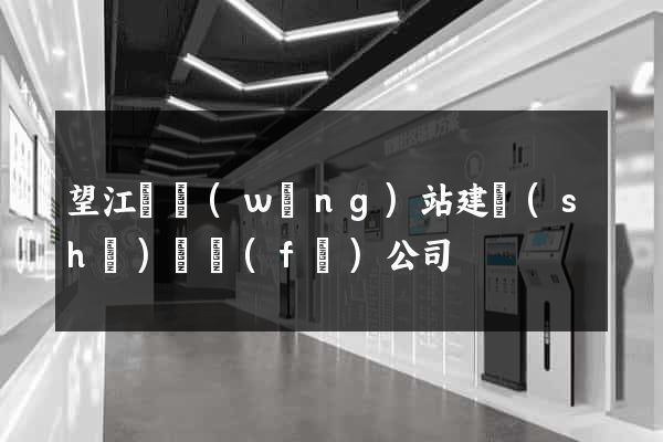 望江縣網(wǎng)站建設(shè)開發(fā)公司