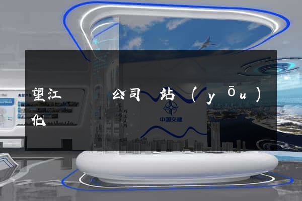 望江縣設計公司網站優(yōu)化