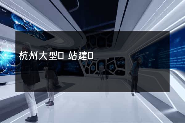 杭州大型網站建設