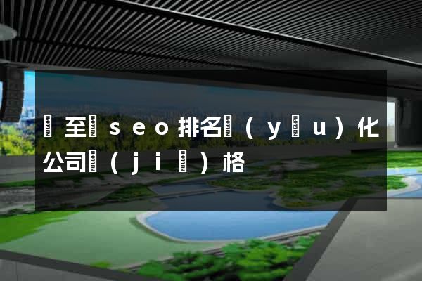 東至縣seo排名優(yōu)化公司價(jià)格
