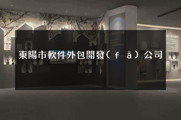 東陽市軟件外包開發(fā)公司