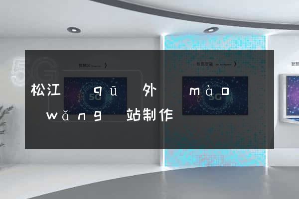 松江區(qū)外貿(mào)網(wǎng)站制作