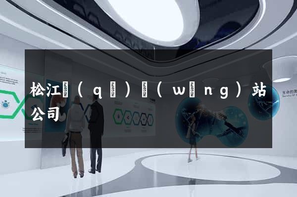 松江區(qū)網(wǎng)站公司