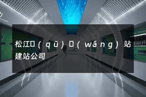 松江區(qū)網(wǎng)站建站公司