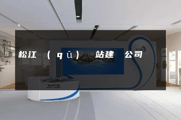 松江區(qū)網站建設公司
