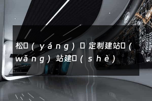 松陽(yáng)縣定制建站網(wǎng)站建設(shè)