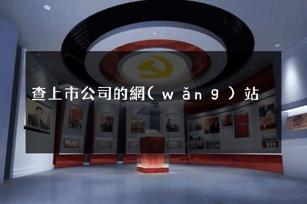 查上市公司的網(wǎng)站