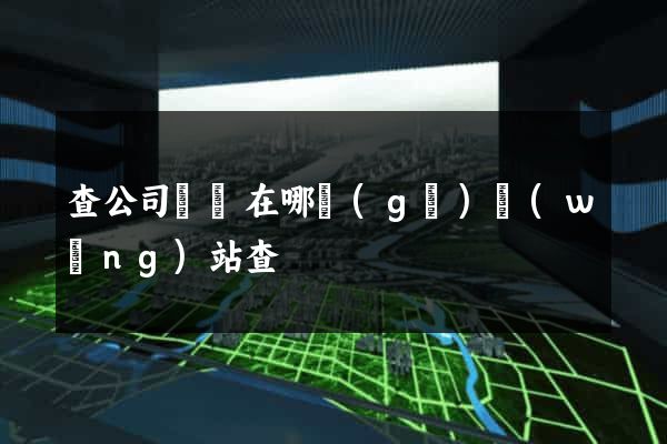 查公司訴訟在哪個(gè)網(wǎng)站查