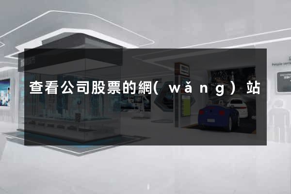 查看公司股票的網(wǎng)站