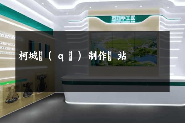柯城區(qū)制作網站