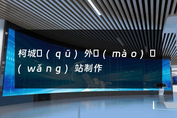 柯城區(qū)外貿(mào)網(wǎng)站制作