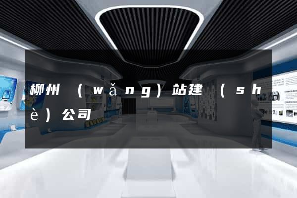 柳州網(wǎng)站建設(shè)公司