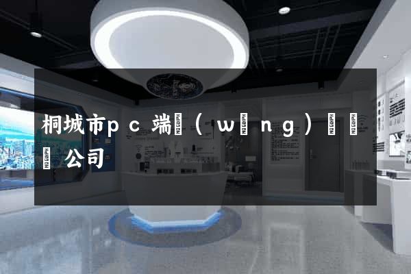 桐城市pc端網(wǎng)頁設計公司