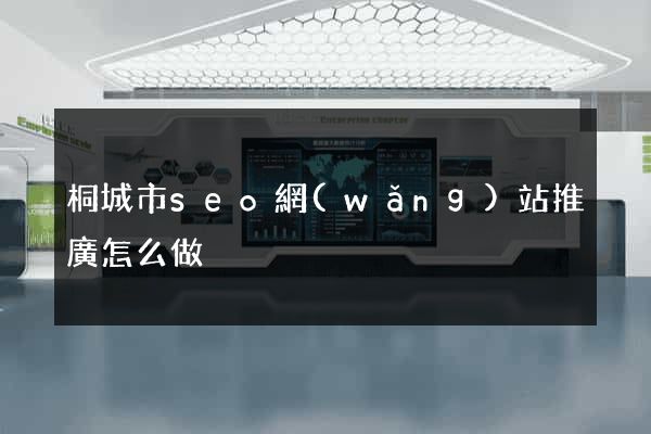 桐城市seo網(wǎng)站推廣怎么做