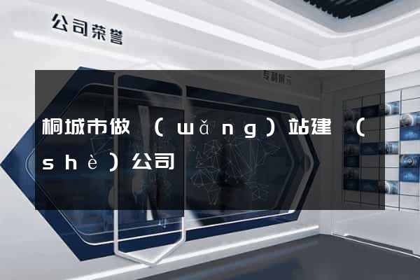 桐城市做網(wǎng)站建設(shè)公司