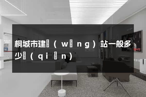 桐城市建網(wǎng)站一般多少錢(qián)