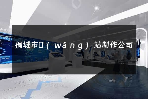 桐城市網(wǎng)站制作公司