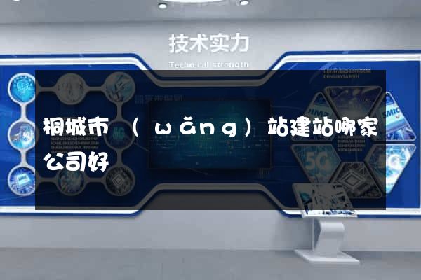 桐城市網(wǎng)站建站哪家公司好
