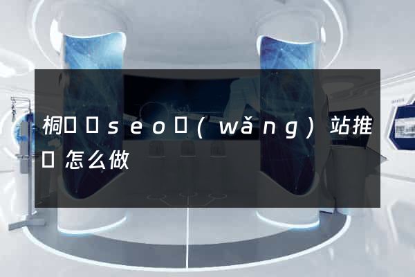 桐廬縣seo網(wǎng)站推廣怎么做