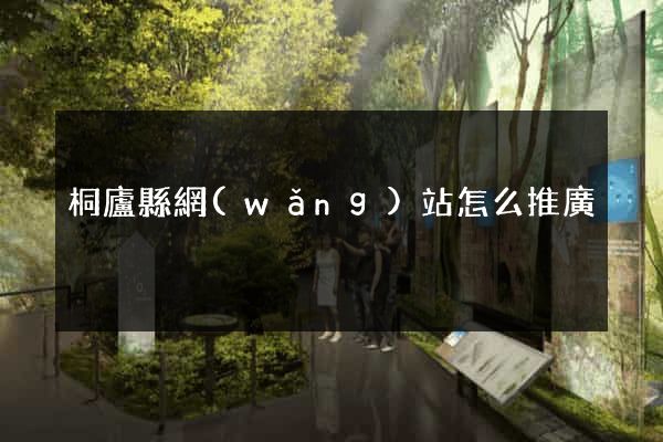 桐廬縣網(wǎng)站怎么推廣
