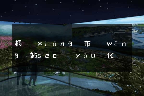 桐鄉(xiāng)市網(wǎng)站seo優(yōu)化