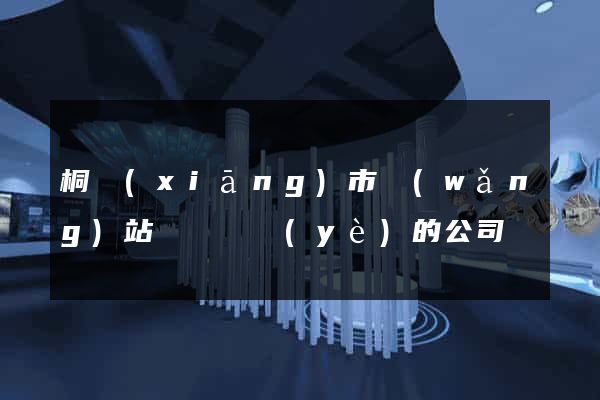 桐鄉(xiāng)市網(wǎng)站設計專業(yè)的公司