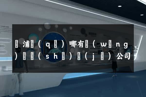 楊浦區(qū)哪有網(wǎng)頁設(shè)計(jì)公司