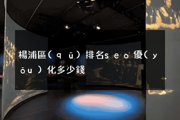 楊浦區(qū)排名seo優(yōu)化多少錢