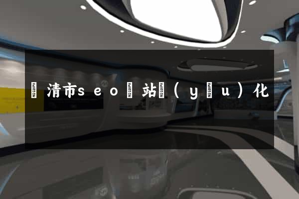 樂清市seo網站優(yōu)化