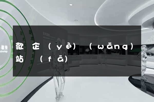 歙縣企業(yè)網(wǎng)站開發(fā)