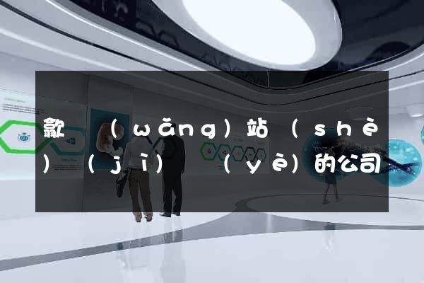 歙縣網(wǎng)站設(shè)計(jì)專業(yè)的公司