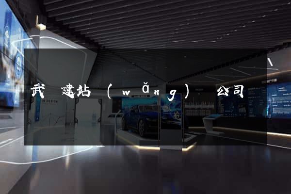 武漢建站網(wǎng)絡公司