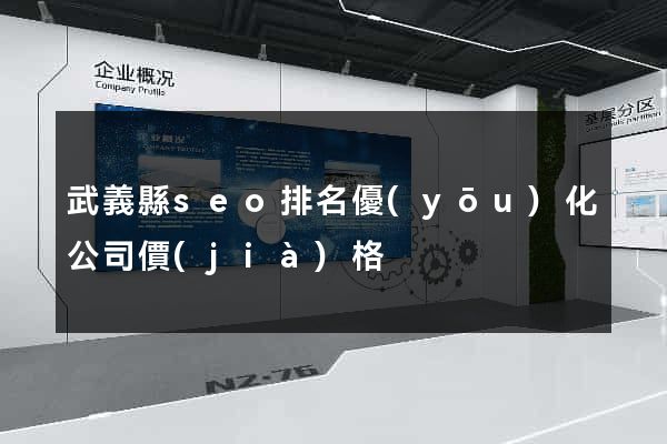 武義縣seo排名優(yōu)化公司價(jià)格