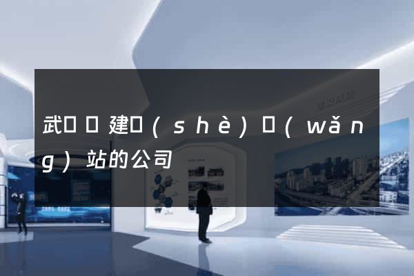 武義縣建設(shè)網(wǎng)站的公司