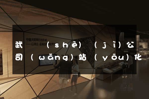 武義縣設(shè)計(jì)公司網(wǎng)站優(yōu)化