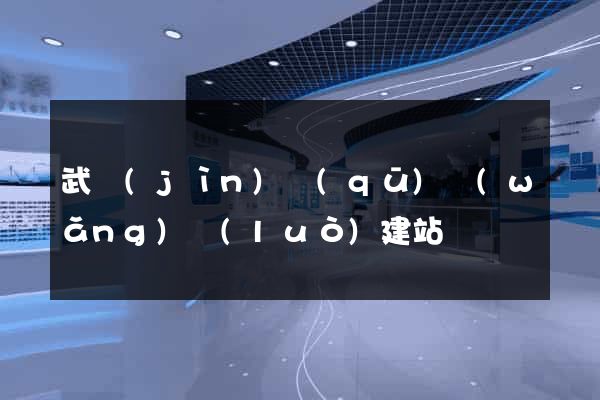 武進(jìn)區(qū)網(wǎng)絡(luò)建站