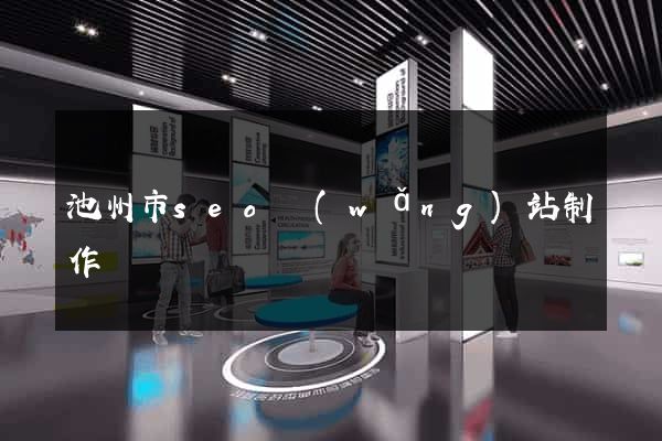 池州市seo網(wǎng)站制作