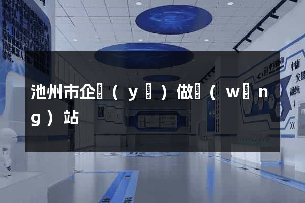 池州市企業(yè)做網(wǎng)站