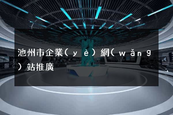 池州市企業(yè)網(wǎng)站推廣