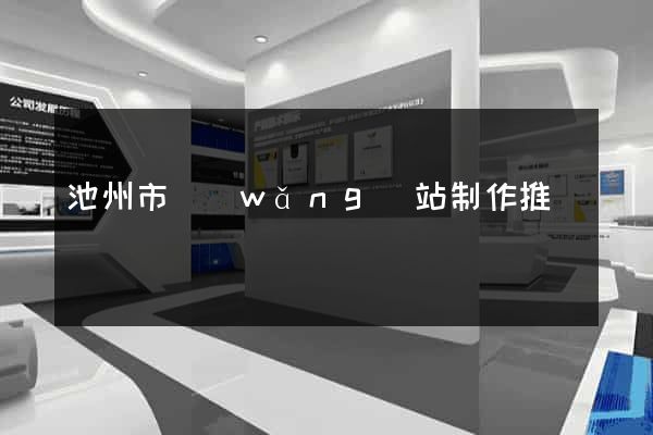 池州市網(wǎng)站制作推廣