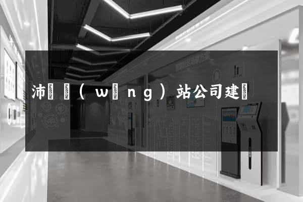 沛縣網(wǎng)站公司建設