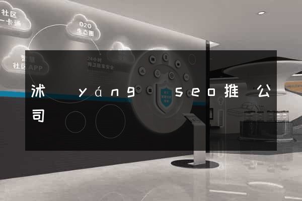 沭陽(yáng)縣seo推廣公司