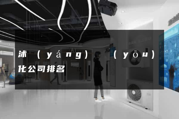 沭陽(yáng)縣優(yōu)化公司排名