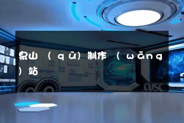泉山區(qū)制作網(wǎng)站