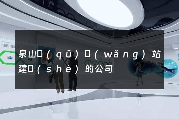 泉山區(qū)網(wǎng)站建設(shè)的公司