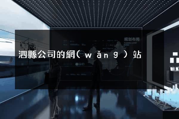 泗縣公司的網(wǎng)站