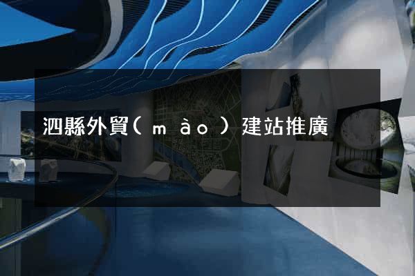 泗縣外貿(mào)建站推廣