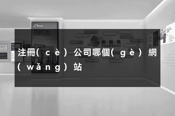 注冊(cè)公司哪個(gè)網(wǎng)站